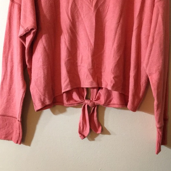 NWOT Abercrombie & Fitch Tie Front Sweater - Picture 6 of 7